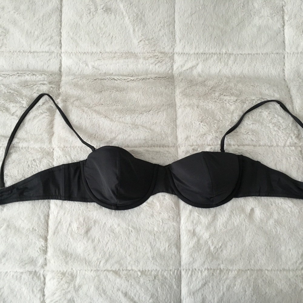 J. Crew Grey bikini top